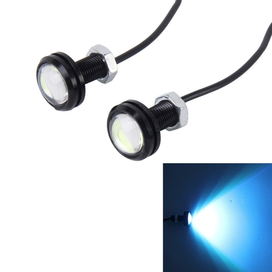 2 PCS 3W  Waterproof Eagle Eye light LED Light for Vehicles, Cable Length: 60cm(Ice Blue Light) - In Car by buy2fix | Online Shopping UK | buy2fix
