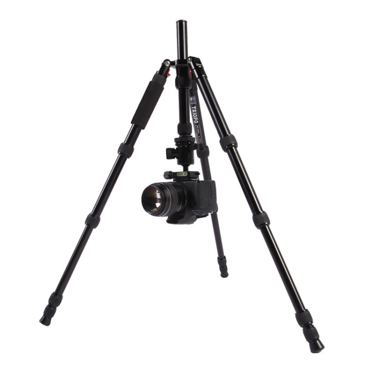 Triopo MT-2505C Adjustable Portable Aluminum Tripod with NB-1S Ball Head for Canon Nikon Sony DSLR Camera(Black) - Camera Accessories by TRIOPO | Online Shopping UK | buy2fix