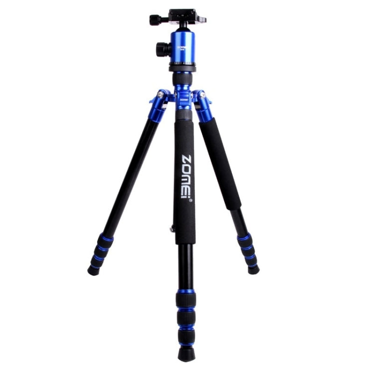 ZOMEI Z888 Portable Professional Travel Aluminium Tripod Monopod with Ball Head for Digital Camera(Blue) - Tripods by ZOMEI | Online Shopping UK | buy2fix