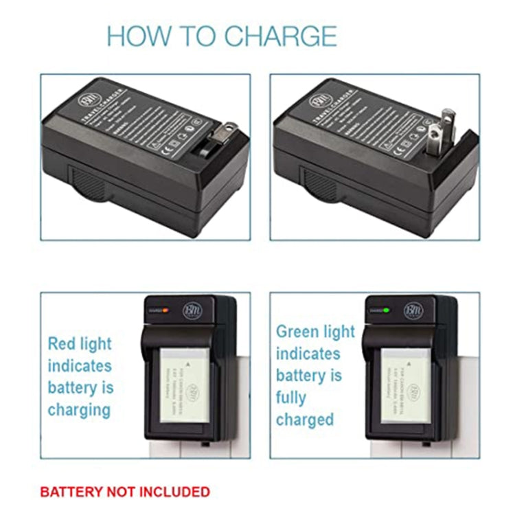 Digital Camera Battery Charger for Panasonic 101E/ BC7(Black) - Battery Car Charger by buy2fix | Online Shopping UK | buy2fix