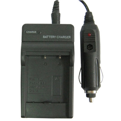 Digital Camera Battery Charger for FUJI FNP40/ SBL0837/ 0737/ D-L18(Black) - Battery Car Charger by buy2fix | Online Shopping UK | buy2fix