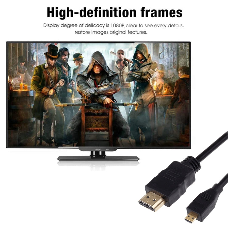 XM46 Full 1080P Video HDMI to Micro HDMI Cable for Xiaomi Xiaoyi, Length: 1.5m - DJI & GoPro Accessories by buy2fix | Online Shopping UK | buy2fix