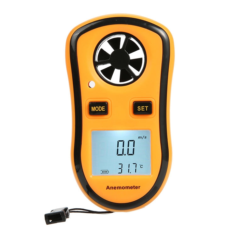 Digital Anemometer(Yellow) - Consumer Electronics by buy2fix | Online Shopping UK | buy2fix