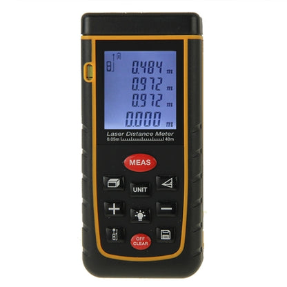 RZ-A40 1.9 inch LCD 40m Hand-held Laser Distance Meter with Level Bubble - Consumer Electronics by buy2fix | Online Shopping UK | buy2fix