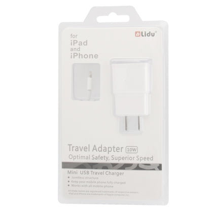 Charger Sync Cable + US Plug Travel Charger for iPad, iPhone, Galaxy, Huawei, Xiaomi, LG, HTC and Other Smart Phones, Rechargeable Devices(White) - USB Charger by buy2fix | Online Shopping UK | buy2fix