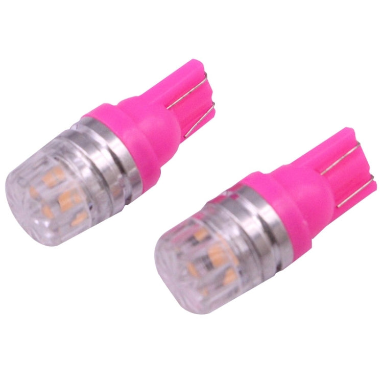 2 PCS T10 1.5W 60LM 1 LED Magenta COB LED Brake Light for Vehicles, DC12V(Magenta) - Instrument Lights by buy2fix | Online Shopping UK | buy2fix