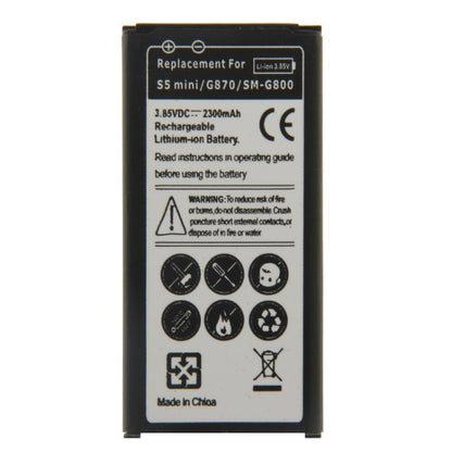 Rechargeable Li-ion Battery for Galaxy S5 mini - For Samsung by buy2fix | Online Shopping UK | buy2fix
