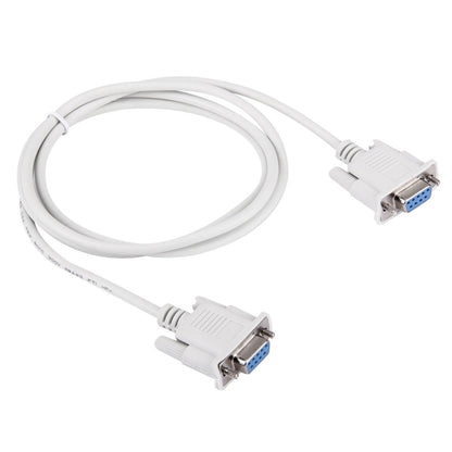 RS232 9P Female to 9P Female Cable, Length: 1.5m(White) - RS485 / RS232 Series by buy2fix | Online Shopping UK | buy2fix