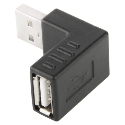 USB 2.0 AM to AF Adapter with 90 Degree Angle(Black) - Computer & Networking by buy2fix | Online Shopping UK | buy2fix