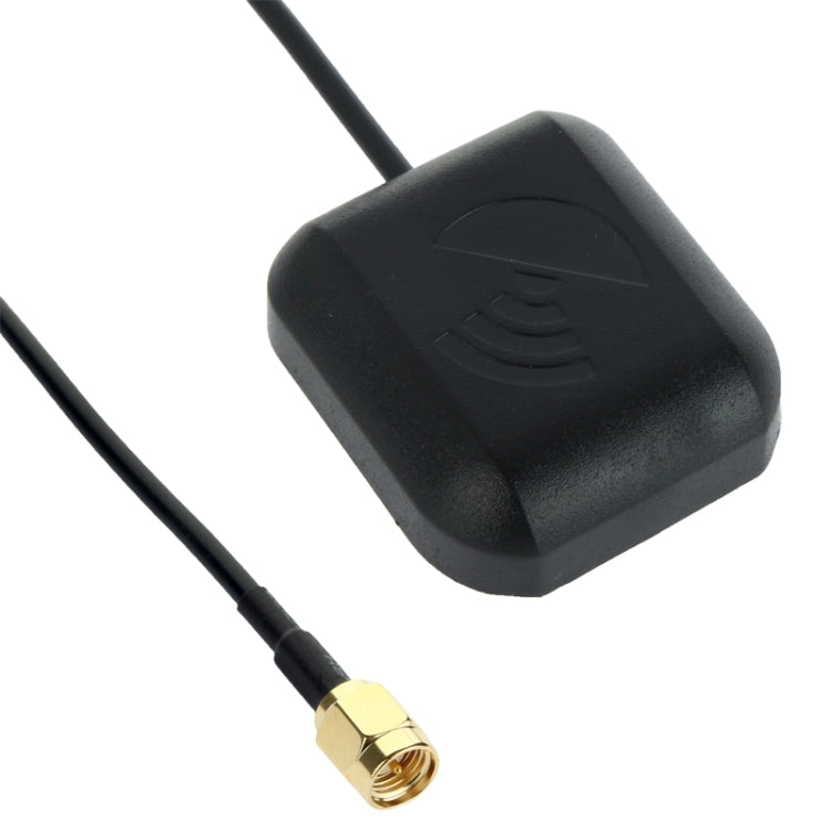 Vehicle GPS Antenna Active Receiver Magnetic Base Mount Adapter Aerial SMA Male Connector, Cable Length: 3m - GPS Accessories by buy2fix | Online Shopping UK | buy2fix