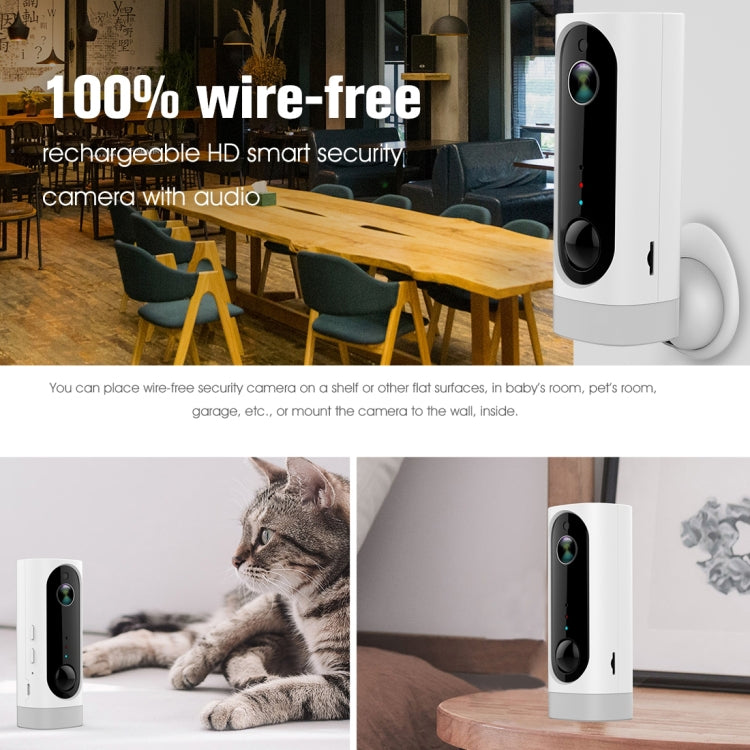 A1 WiFi Wireless 720P IP Camera, Support Night Vision / Motion Detection / PIR Motion Sensor, Two-way Audio, Built-in 3000mAh Rechargeable Battery - Security by buy2fix | Online Shopping UK | buy2fix