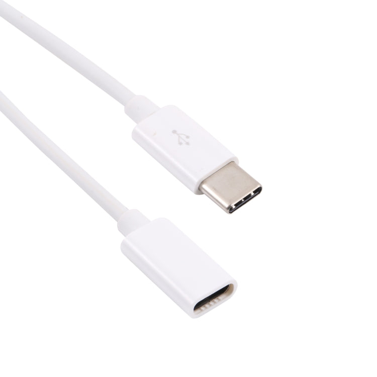 USB-C / Type-C Male to Type-C Female Extended Cable, Length: 20cm (White) -  by buy2fix | Online Shopping UK | buy2fix