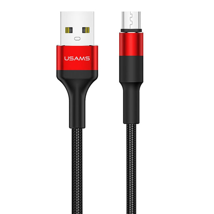 USAMS US-SJ312 U26 30 / Set USB to Micro USB Aluminum Alloy Braided Charge Data Cable, Cable Length: 1m - Micro USB Cable by USAMS | Online Shopping UK | buy2fix