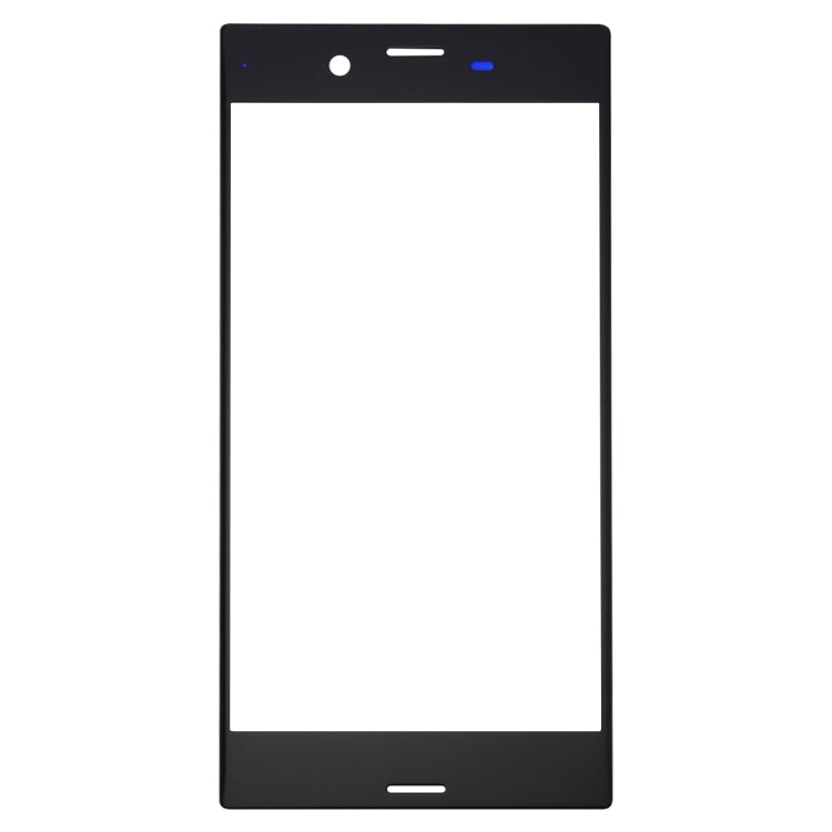 Front Screen Outer Glass Lens for Sony Xperia XZ(Black) - Repair & Spare Parts by buy2fix | Online Shopping UK | buy2fix