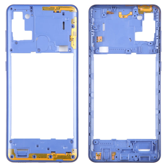 For Samsung Galaxy A21s  Middle Frame Bezel Plate (Blue) - Frame Bezel Plate by buy2fix | Online Shopping UK | buy2fix