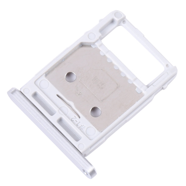 For Samsung Galaxy Tab S8+ SM-X800 Original SIM Card Tray + Micro SD Card Tray (Silver) - Card Socket by buy2fix | Online Shopping UK | buy2fix