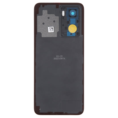 For OPPO A77 5G / A77s Original Battery Back Cover with Camera Lens Cover(Orange) - Back Cover by buy2fix | Online Shopping UK | buy2fix