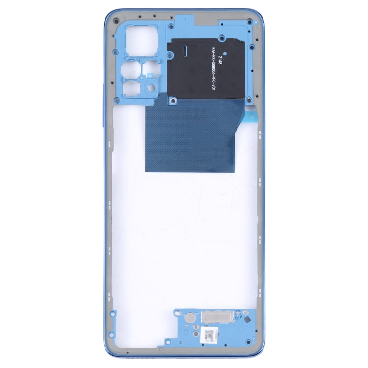 Middle Frame Bezel Plate for Xiaomi Poco X4 Pro 5G/Redmi Note 11E Pro (Dark Blue) - Repair & Spare Parts by buy2fix | Online Shopping UK | buy2fix