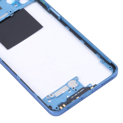 Middle Frame Bezel Plate for Xiaomi Poco X4 Pro 5G/Redmi Note 11E Pro (Dark Blue) - Repair & Spare Parts by buy2fix | Online Shopping UK | buy2fix