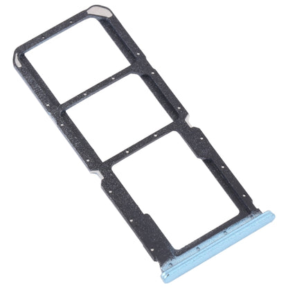 SIM Card Tray + SIM Card Tray + Micro SD Card Tray for OPPO A56 5G(Blue) - Card Socket by buy2fix | Online Shopping UK | buy2fix