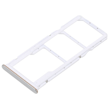 SIM Card Tray + SIM Card Tray + Micro SD Card Tray For Xiaomi Redmi Note 11E (Silver) - Card Tray by buy2fix | Online Shopping UK | buy2fix