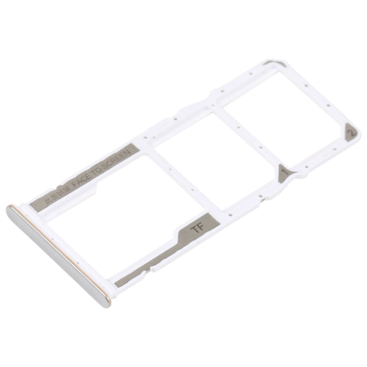 SIM Card Tray + SIM Card Tray + Micro SD Card Tray For Xiaomi Poco M4 5G/Poco M4 5G India/Redmi Note 11R(Silver) - Card Tray by buy2fix | Online Shopping UK | buy2fix