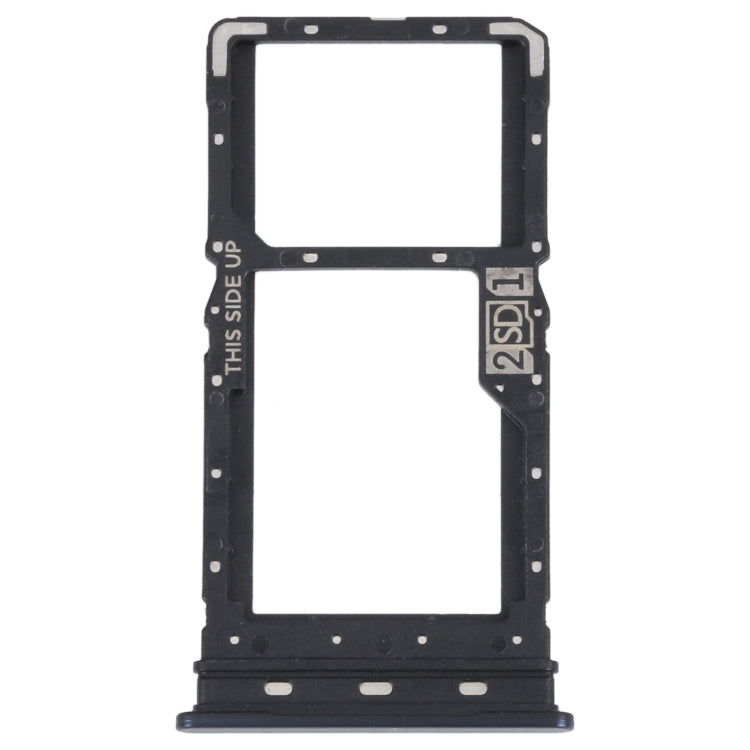 For Motorola Moto G62 5G SIM Card Tray + SIM / Micro SD Card Tray (Black) - Card Socket by buy2fix | Online Shopping UK | buy2fix