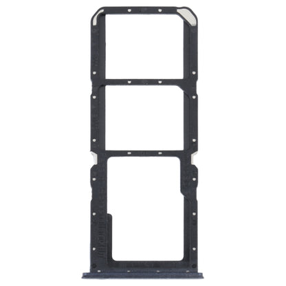 For OPPO K9x SIM Card Tray + SIM Card Tray + Micro SD Card Tray (Black) - Card Socket by buy2fix | Online Shopping UK | buy2fix