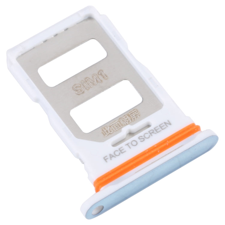 For Xiaomi Civi 2 SIM Card Tray + SIM Card Tray (Blue) - Card Tray by buy2fix | Online Shopping UK | buy2fix