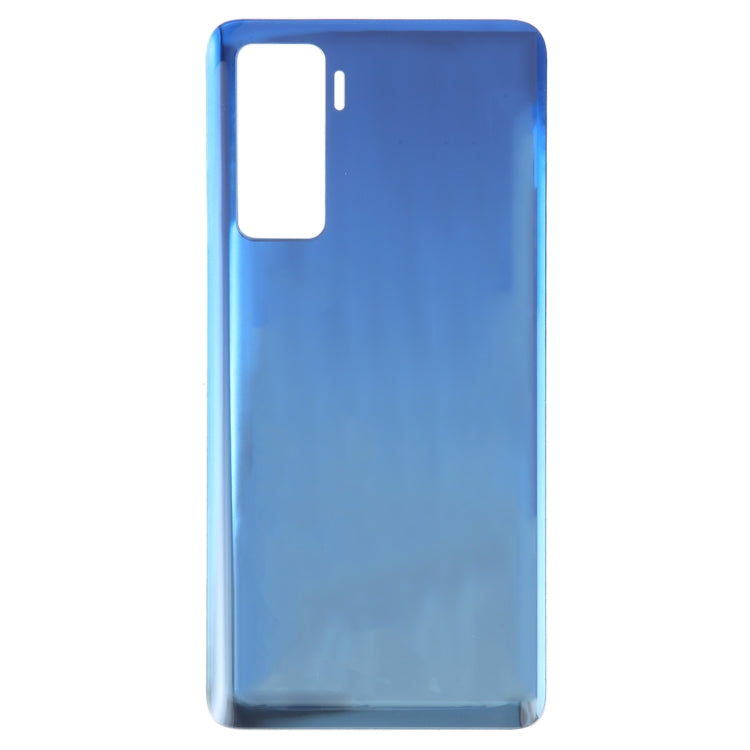 For vivo iQOO 5 5G OEM Glass Battery Back Cover(Blue) - Repair & Spare Parts by buy2fix | Online Shopping UK | buy2fix