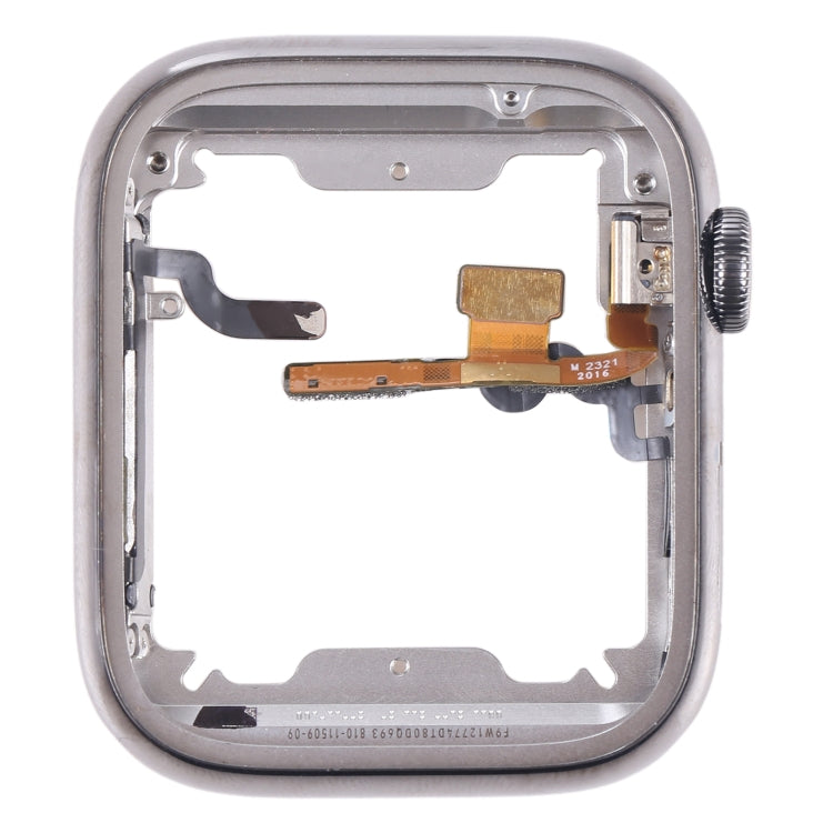 For Apple Watch Series 7 45mm Middle Frame Bezel Plate with Loudspeaker / Power / Rotating Shaft Flex Cable - Repair & Spare Parts by buy2fix | Online Shopping UK | buy2fix