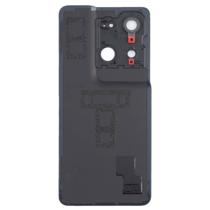 For OPPO Reno8 Pro+ Original Battery Back Cover with Camera Lens Cover(Black) - Back Cover by buy2fix | Online Shopping UK | buy2fix