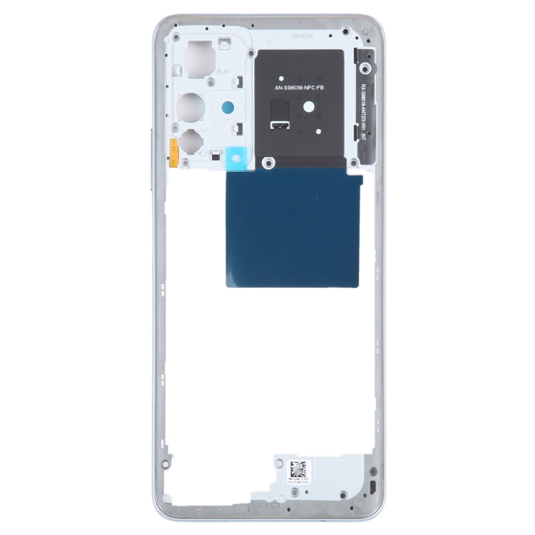 For Xiaomi Redmi Note 11S 5G Original Middle Frame Bezel Plate (Blue) - Frame Bezel Plate by buy2fix | Online Shopping UK | buy2fix