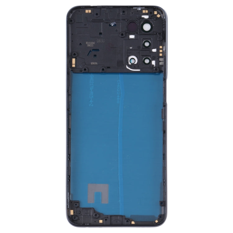 For OPPO A93 5G Battery Back Cover with Middle Frame(Black) - Repair & Spare Parts by buy2fix | Online Shopping UK | buy2fix
