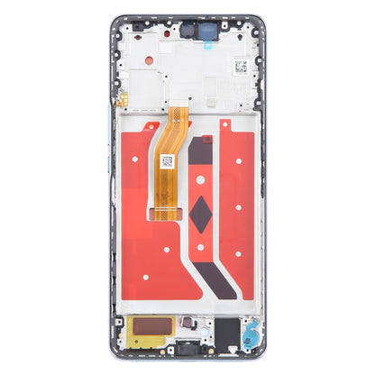 For Honor X50 Original LCD Screen Digitizer Full Assembly with Frame (Silver) - LCD Screen by buy2fix | Online Shopping UK | buy2fix