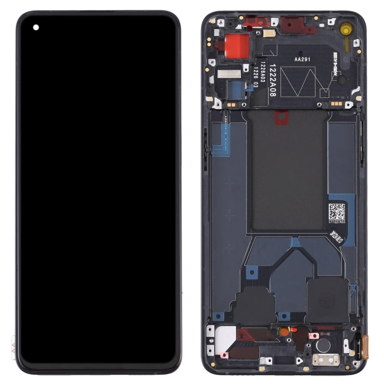 Original LCD Screen For OPPO Reno7 Pro 5G Digitizer Full Assembly with Frame (Black) - LCD Screen by buy2fix | Online Shopping UK | buy2fix