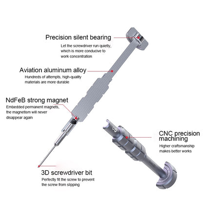 Qianli i-Thor S2 Precision 3D Texture Y Shape Screwdriver - Screwdriver by QIANLI | Online Shopping UK | buy2fix