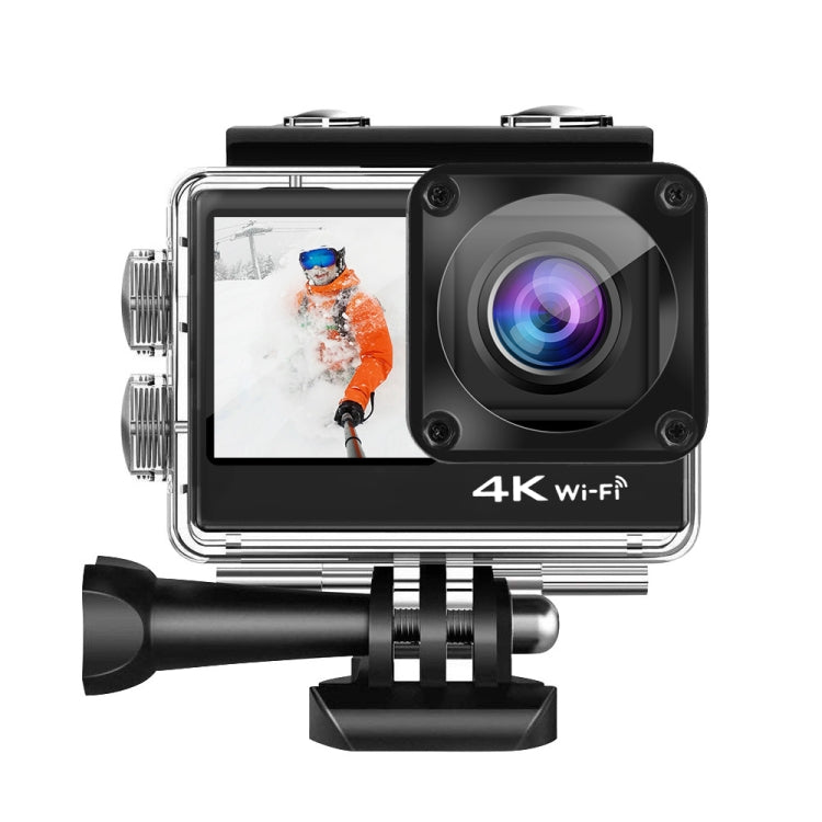 C1 Dual-Screen 2.0 inch + 1.3 inch Screen Anti-shake 4K WiFi Sport Action Camera Camcorder with Waterproof Housing Case,  Allwinner V316, 170 Degrees Wide Angle (Black) - DJI & GoPro Accessories by buy2fix | Online Shopping UK | buy2fix