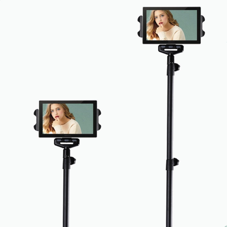 Floor Tablet Tripod Stand Adjustable For 4.7-12.9 inch iPad Carrying Holder - Lazy Bracket by buy2fix | Online Shopping UK | buy2fix