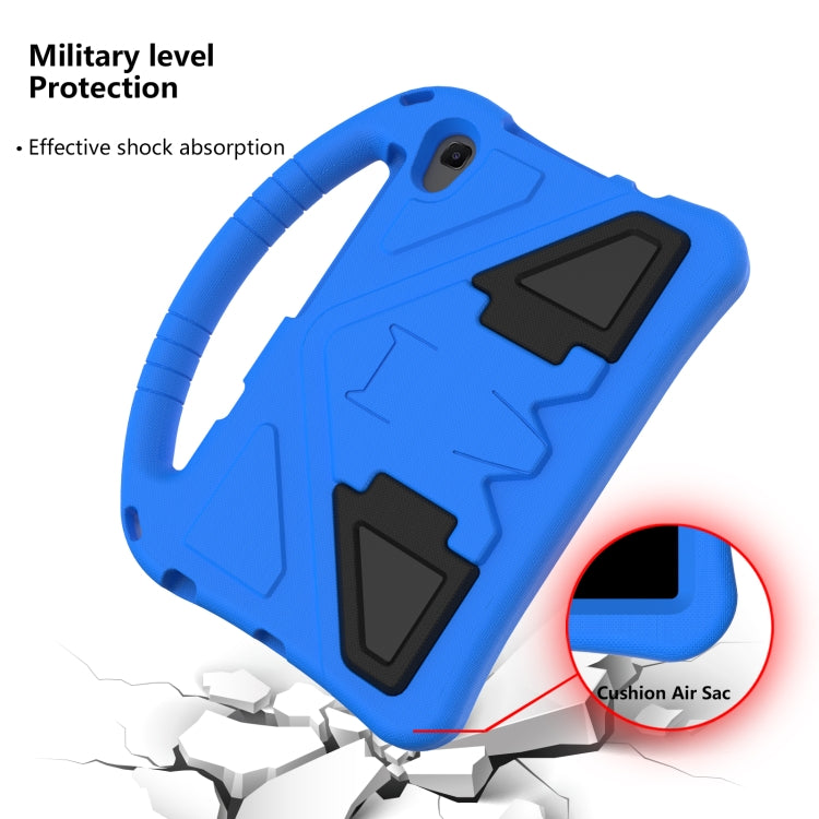 For Lenovo Tab M8 TB-8505F/X(HD)/8705 EVA Flat Anti Falling Protective Case Shell with Holder(Blue) - Mobile Accessories by buy2fix | Online Shopping UK | buy2fix