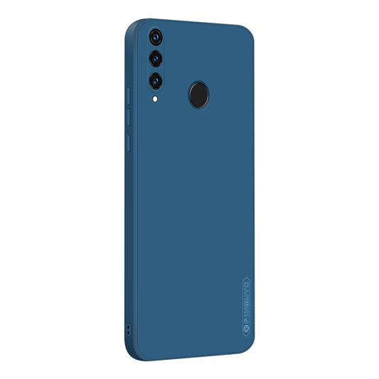 For Huawei P30 lite / Nova 4e PINWUYO Sense Series Liquid Silicone TPU Mobile Phone Case(Blue) - Huawei Cases by PINWUYO | Online Shopping UK | buy2fix