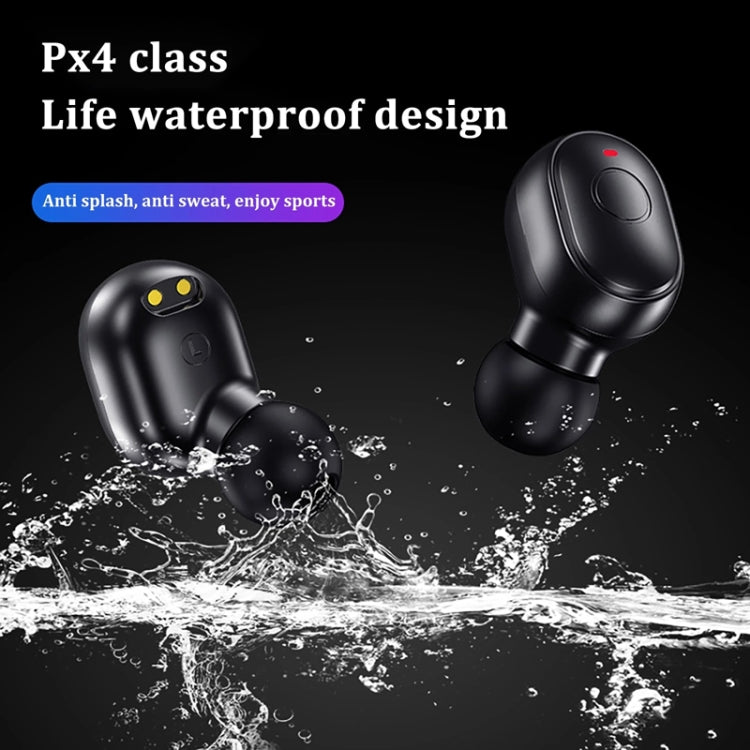 T&G TG911 Bluetooth V5.1 Sport Waterproof Mini Touch-Control Noise Cancelling Earphones(Fink) - Bluetooth Earphone by T&G | Online Shopping UK | buy2fix