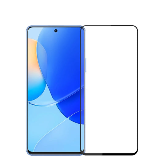 For Huawei Nova 9 SE PINWUYO 9H 2.5D Full Screen Tempered Glass Film(Black) - Huawei Tempered Glass by PINWUYO | Online Shopping UK | buy2fix