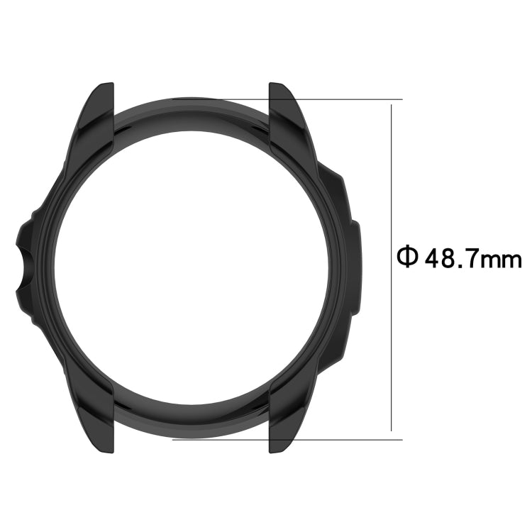 For Fossil Gen6 42mm Shockproof TPU Protective Watch Case(Black) - Smart Wear by buy2fix | Online Shopping UK | buy2fix