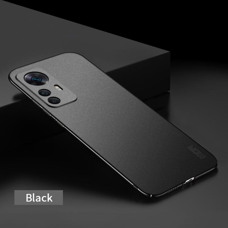 For Xiaomi 12T / 12T Pro / Redmi K50 Ultra MOFI Frosted PC Ultra-thin Hard Phone Case(Black) - Xiaomi Cases by MOFI | Online Shopping UK | buy2fix