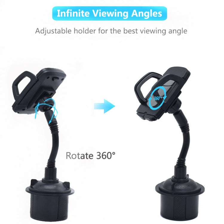 C009 Adjustable Car Cup Holder 360 Degree Universal Car Mount - In Car by buy2fix | Online Shopping UK | buy2fix