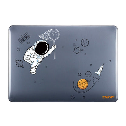 For MacBook Air 13.3 2018 A1932 ENKAY Hat-Prince 3 in 1 Spaceman Pattern Laotop Protective Crystal Case with TPU Keyboard Film / Anti-dust Plugs, Version:US(Spaceman No.2) - MacBook Air Cases by ENKAY | Online Shopping UK | buy2fix