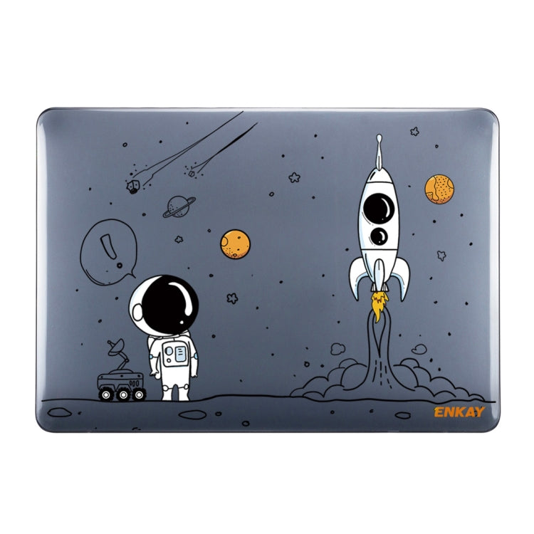 For MacBook Pro 13.3 A2251/A2289/A2338 ENKAY Hat-Prince 3 in 1 Spaceman Pattern Laotop Protective Crystal Case with TPU Keyboard Film / Anti-dust Plugs, Version:US(Spaceman No.1) - MacBook Pro Cases by ENKAY | Online Shopping UK | buy2fix