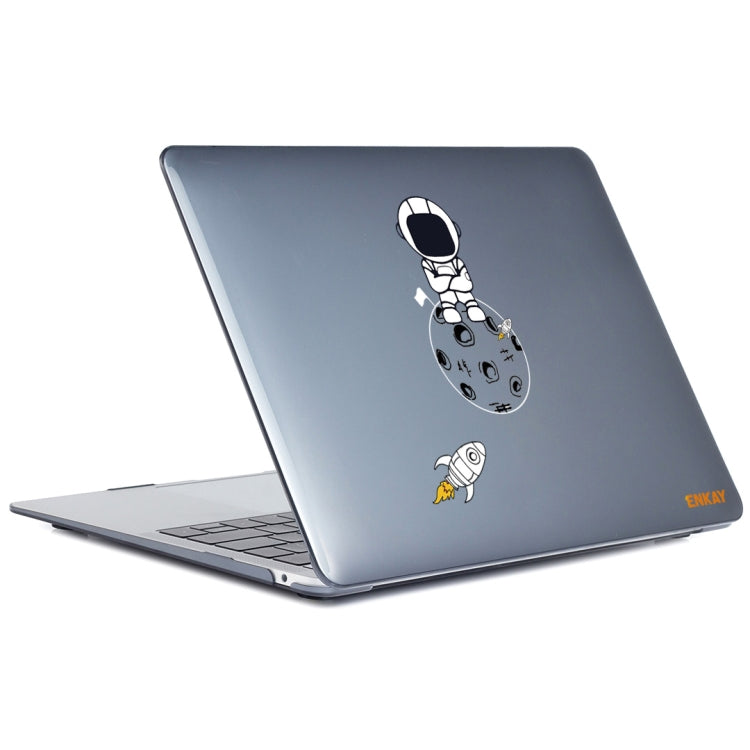 For MacBook Pro 13.3 A2251/A2289/A2338 ENKAY Hat-Prince 3 in 1 Spaceman Pattern Laotop Protective Crystal Case with TPU Keyboard Film / Anti-dust Plugs, Version:EU(Spaceman No.4) - MacBook Pro Cases by ENKAY | Online Shopping UK | buy2fix