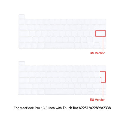 For MacBook Pro 13.3 A2251/A2289/A2338 ENKAY Hat-Prince 3 in 1 Protective Bracket  Case Cover Hard Shell with TPU Keyboard Film / Anti-dust Plugs, Version:US(Grey) - MacBook Pro Cases by ENKAY | Online Shopping UK | buy2fix